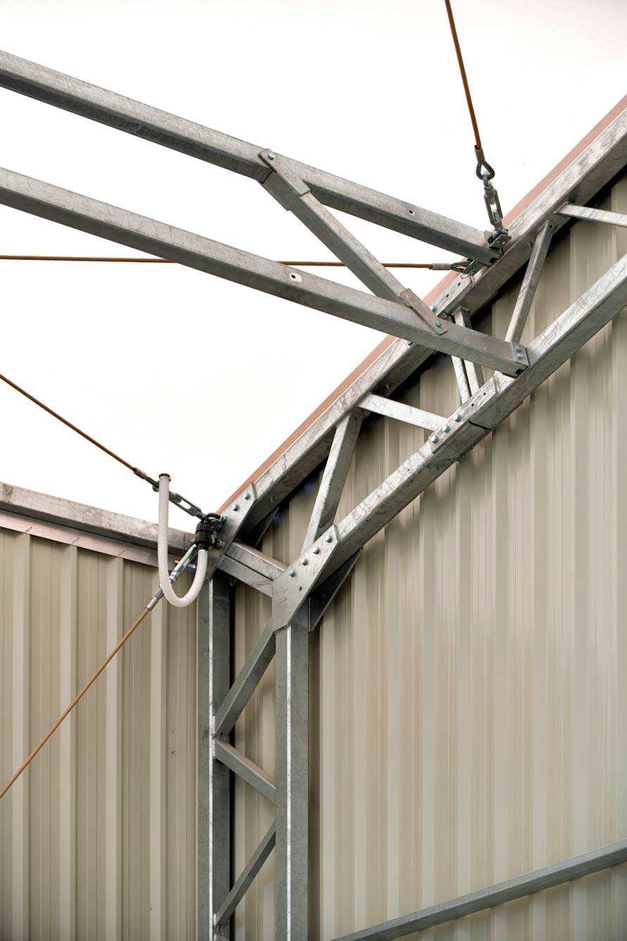 Nave industrial desmontable de aluminio