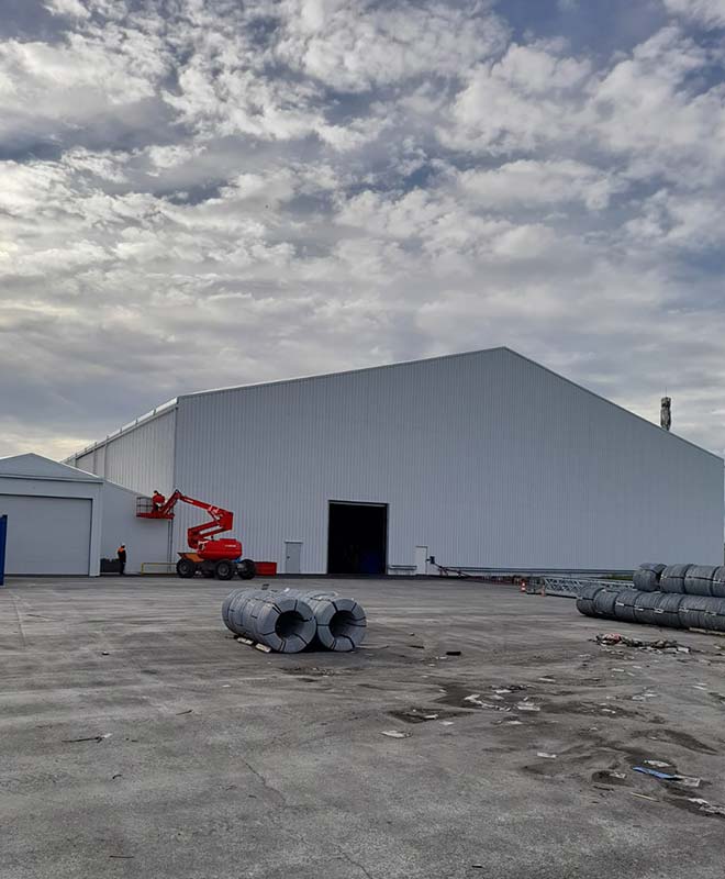 Pavilhões industriais prefabricados